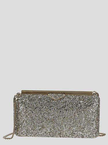 Glitter Chained Clutch Bag - Jimmy Choo - Modalova