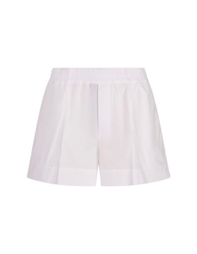 Canyox Shorts In White Cotton - Parosh - Modalova