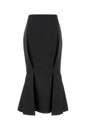 Prada Charcoal Wool Skirt - Prada - Modalova