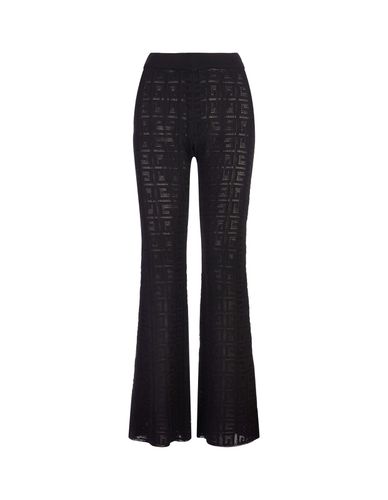 Perforated Fabric Flare Trousers - Givenchy - Modalova