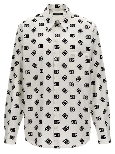 Dolce & Gabbana All Over Logo Shirt - Dolce & Gabbana - Modalova