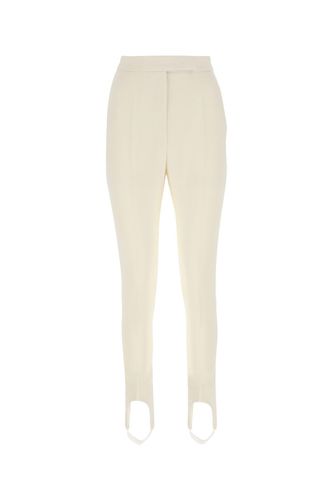 Ivory Stretch Wool Manolo Pant - Max Mara - Modalova