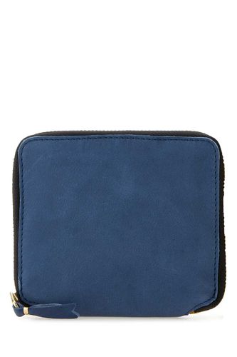 Blue Leather Wallet - Comme des Garçons - Modalova