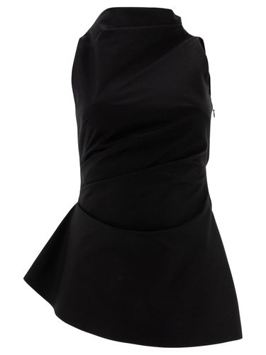 Asymmetric Gathered Top - Alexander McQueen - Modalova