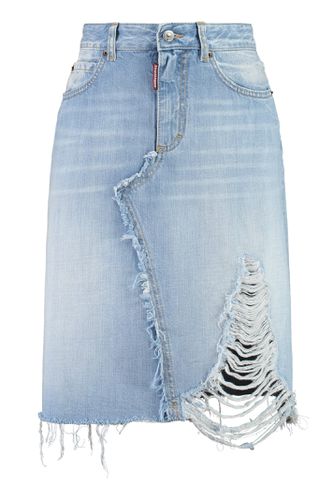 Dsquared2 Raw Denim Skirt - Dsquared2 - Modalova