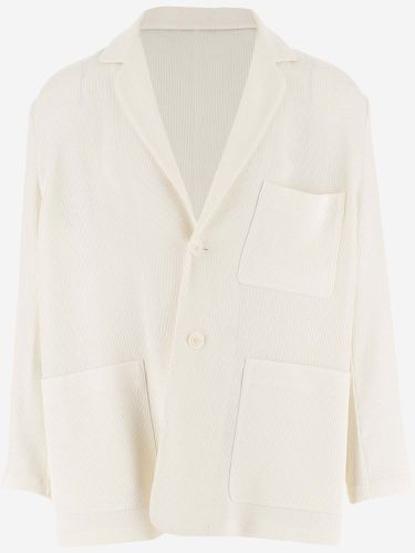 Wool And Viscose Blend Jacket - Giorgio Armani - Modalova