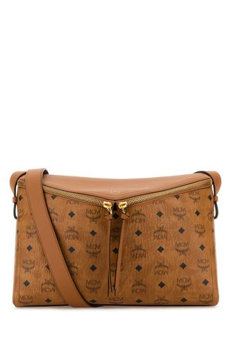 Printed Canvas Diamant 3d Crossbody Bag - MCM - Modalova