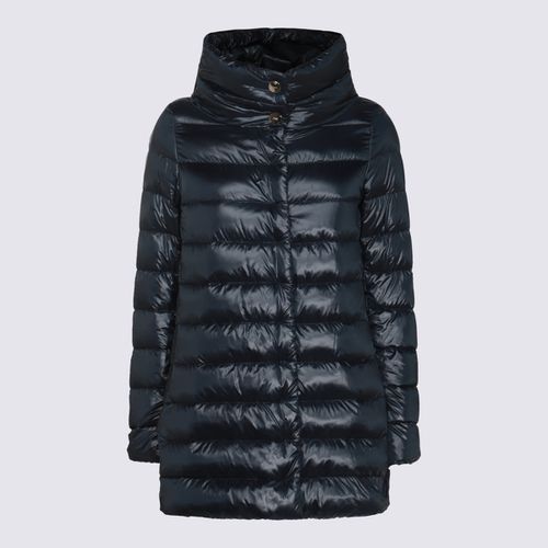 Herno Blue Navy Down Jacket - Herno - Modalova