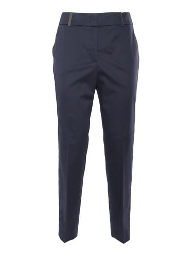 Peserico Elegant Blue Trousers - Peserico - Modalova