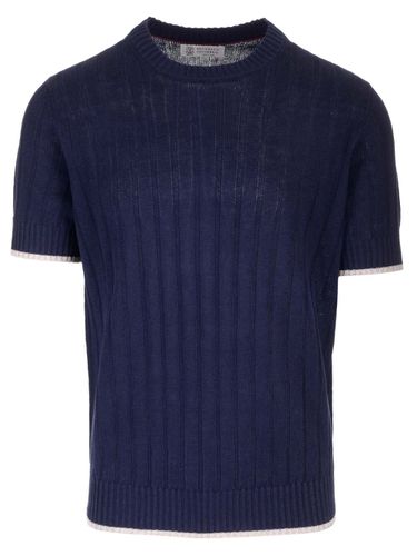 Cotton And Linen Sweater - Brunello Cucinelli - Modalova