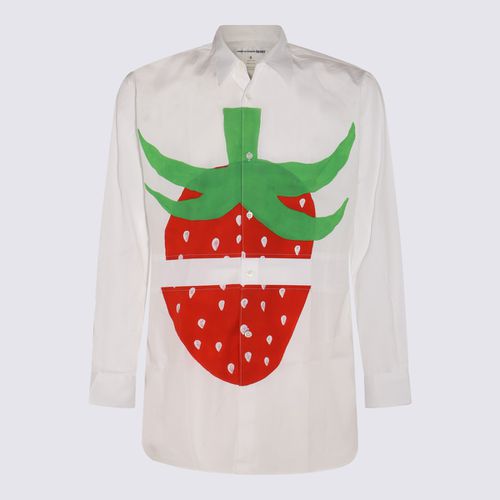 Cotton Strawberry Shirt - Comme des Garçons - Modalova