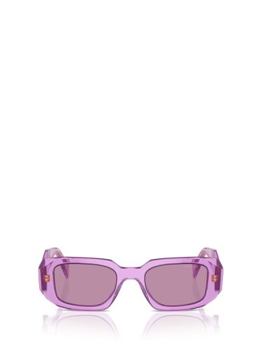 Pr 17ws Transparent Amethyst Sunglasses - Prada Eyewear - Modalova