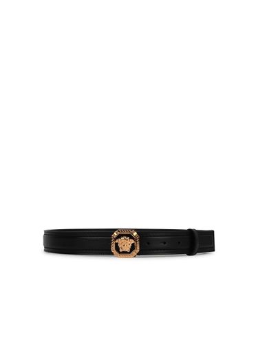 La Medusa Leather Belt - Versace - Modalova