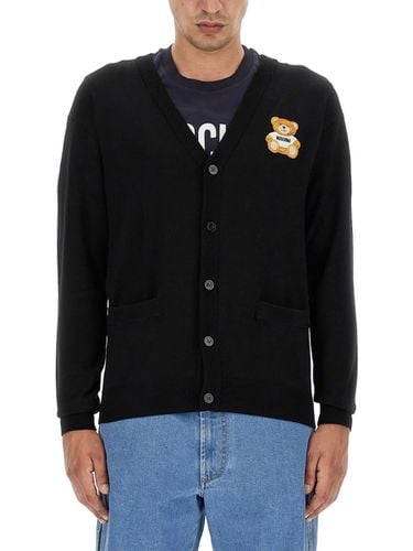 Moschino Teddy Patch Cardigan - Moschino - Modalova