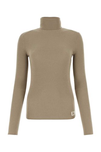 Cappuccino Wool Blend Sweater - Burberry - Modalova