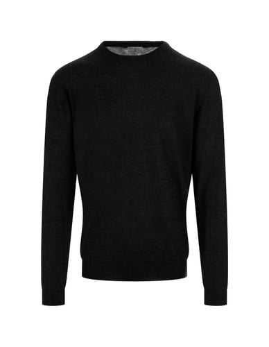 Fedeli Black Cashmere Sweater - Fedeli - Modalova