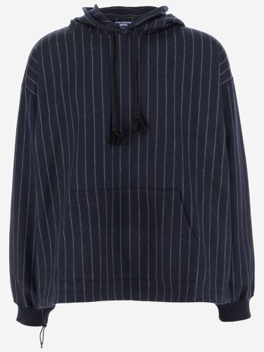 Wool Sweatshirt With Striped Pattern - Junya Watanabe - Modalova