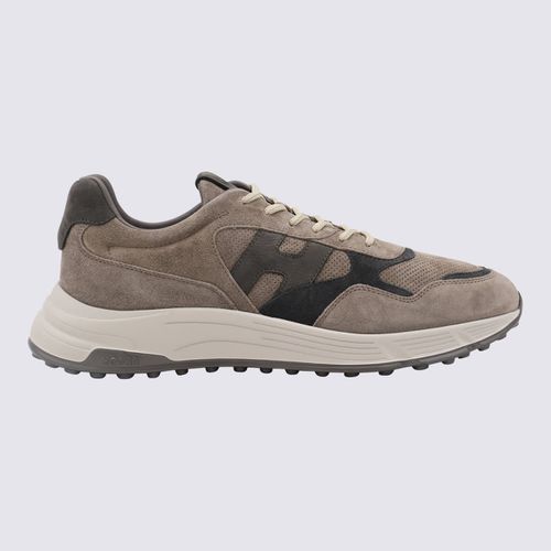 Hogan Brown Taupe Sneakers - Hogan - Modalova