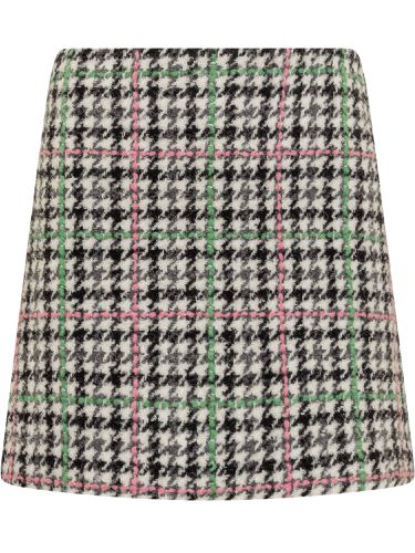 MSGM Multicolored Wool Skirt - MSGM - Modalova