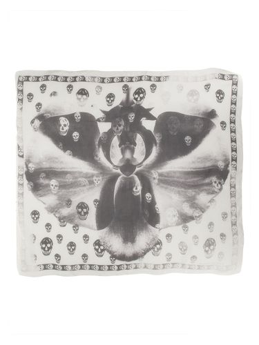 Skull Orchid Scarf - Alexander McQueen - Modalova