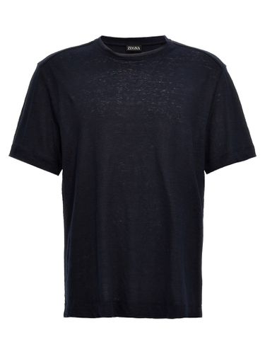 Zegna Linen T-shirt - Zegna - Modalova