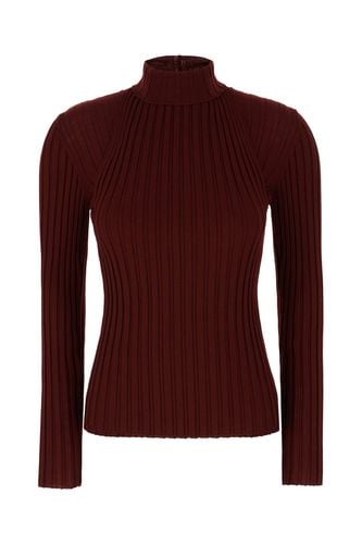 Ferragamo Burgundy Wool Sweater - Ferragamo - Modalova