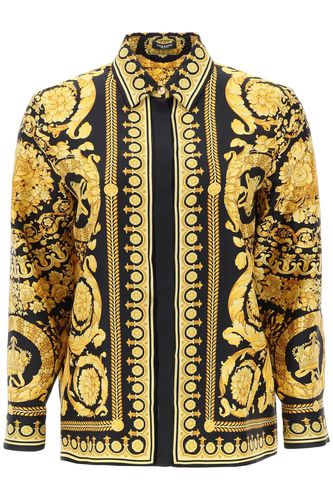 Versace Barocco Silk Shirt - Versace - Modalova