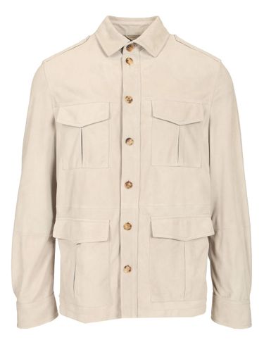 Suede Safari Jacket - Brunello Cucinelli - Modalova