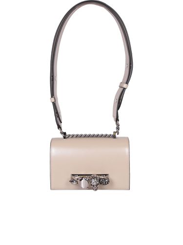 Mini Jewelled Sattchel - Alexander McQueen - Modalova