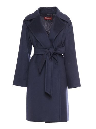 Max Mara Studio Tigre Navy Coat - Max Mara Studio - Modalova