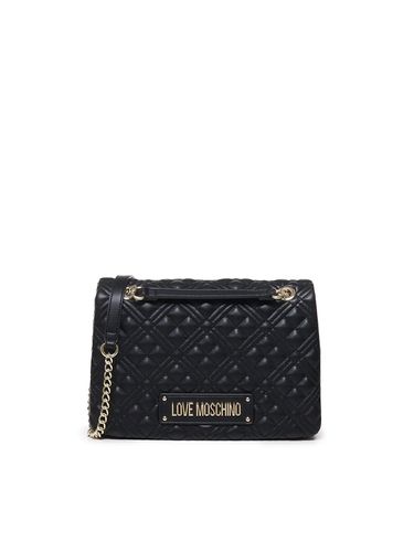 Logo Lettering Chain Linked Shoulder Bag - Love Moschino - Modalova