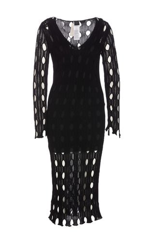 Pinko Long Perforated Dress - Pinko - Modalova