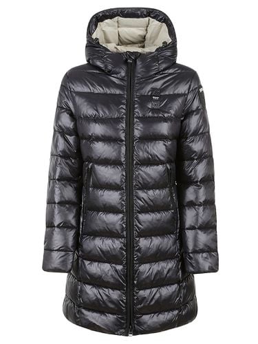 Blauer Logo Detail Long Padded Coat - Blauer - Modalova