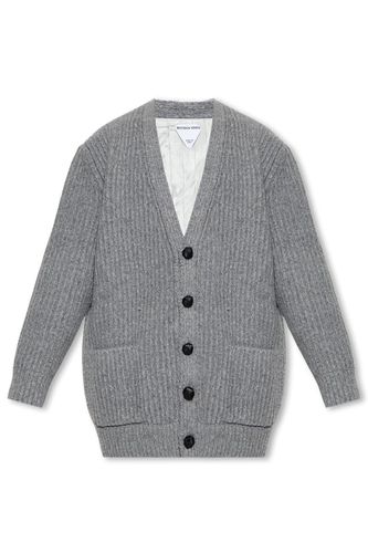 V-neck Knitted Cardigan - Bottega Veneta - Modalova