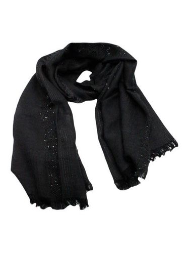 Wool Blend Scarf Embellished With Lurex And Micro Sequins Measuring 170 X 180 Cm - Fabiana Filippi - Modalova