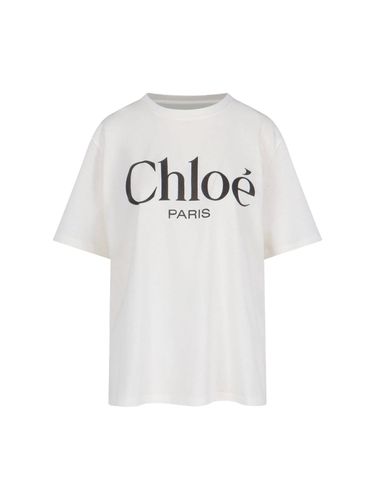 Chloé Logo T-shirt - Chloé - Modalova