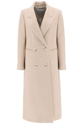 Cayenne Double-breasted Wool Coat - Ivy Oak - Modalova