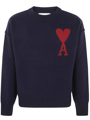 Red Adc Sweater - Ami Alexandre Mattiussi - Modalova