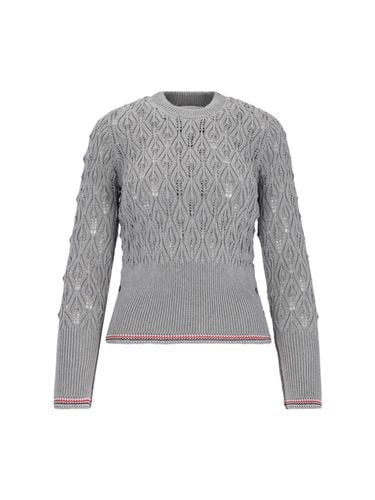 Thom Browne Openwork Sweater - Thom Browne - Modalova