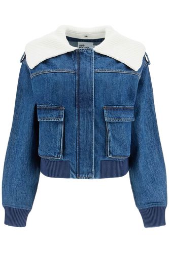 Denim Bomber Jacket For - self-portrait - Modalova