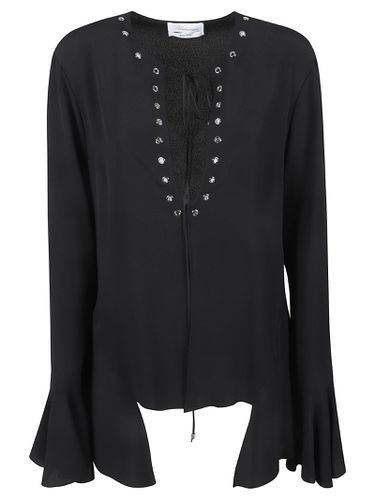 Multi-eyelet Detail Blouse - Blumarine - Modalova