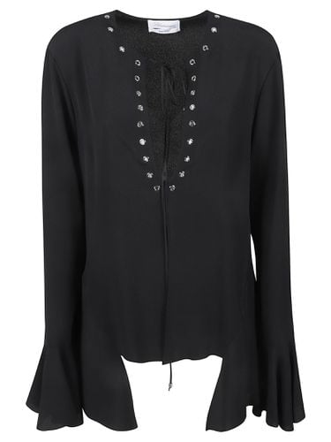 Multi-eyelet Detail Blouse - Blumarine - Modalova