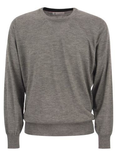 Lightweight Cashmere And Silk Crew-neck Sweater - Brunello Cucinelli - Modalova