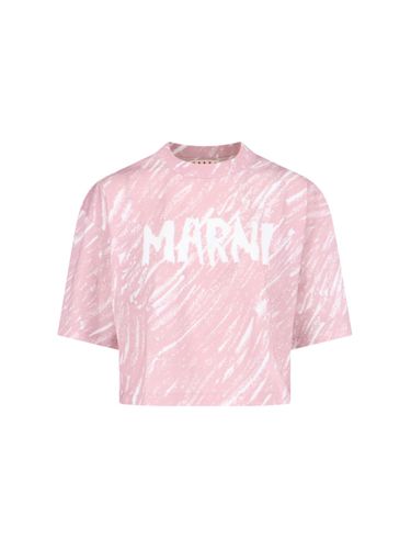 Marni Logo Crop T-shirt - Marni - Modalova