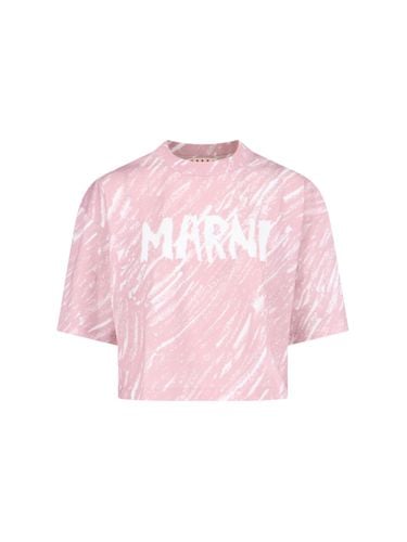 Marni Logo Crop T-shirt - Marni - Modalova