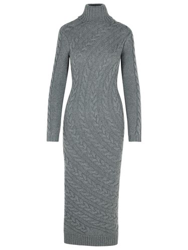 Curved Ribbed Turtleneck Maxi Dress - Max Mara - Modalova