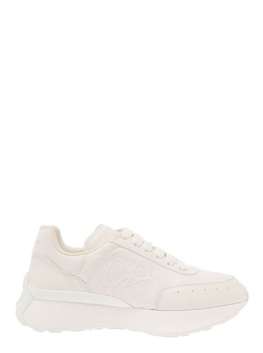 Sprint Runner Low Top Sneakers With Logo Detail In Leather Man - Alexander McQueen - Modalova