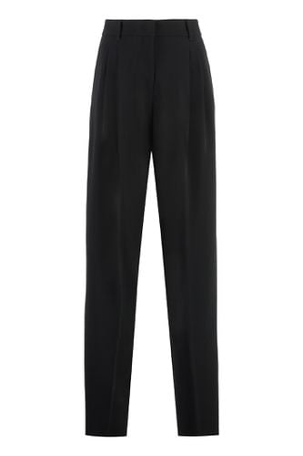 Latina High-waist Crêpe Trousers - Max Mara Studio - Modalova