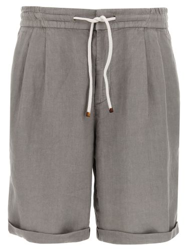 Linen Bermuda Shorts - Brunello Cucinelli - Modalova