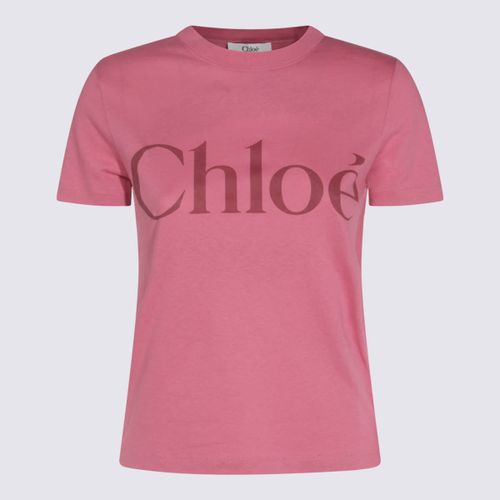 Chloé Pink Cotton T-shirt - Chloé - Modalova